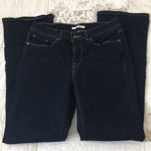 Levi's Classic Boot Dark Wash Mid-rise Jeans